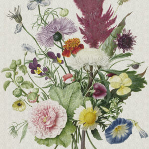 Fotobehang 8003 Painted Memories Flower Bucket