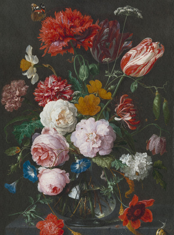 Fotobehang 8018 Painted Memories Flowers in Vase