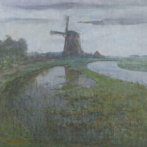 Fotobehang 8033 Painted Memories Mill in Moonlight