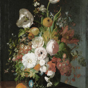 Fotobehang 8036 Painted Memories 2 Flowers in a Glass Vase 3