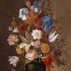 Fotobehang 8038 Painted Mem. 2 Still life with Flowers III
