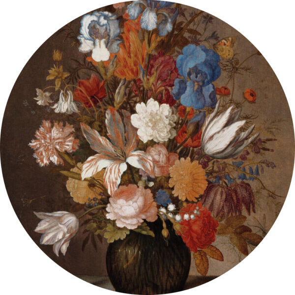 Fotobehang 8038 Painted Mem. 2 Still life with Flowers III