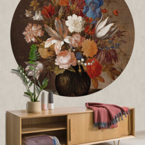 Fotobehang 8038 Painted Mem. 2 Still life with Flowers III