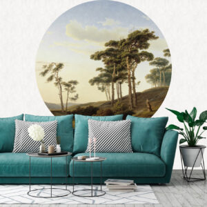 Fotobehang 8042 Painted Mem. 2 Eveningmood with a Shepherd