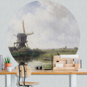 Painted Mem. 2 Dutch Landscape