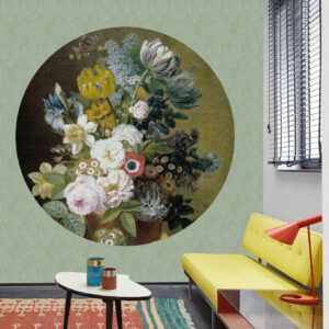 Fotobehang 8045 Painted Mem. 2 Still life with Flowers IV