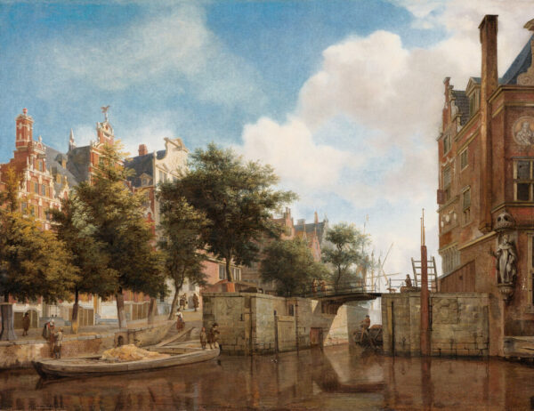 Fotobehang 8048 Painted Mem. 2 Amsterdam Herengracht