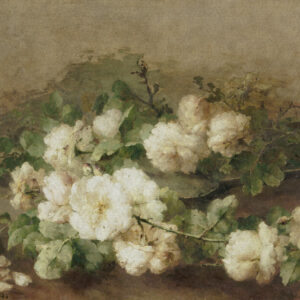 Fotobehang 8052 Painted Mem. 2 Roses on a Guitar