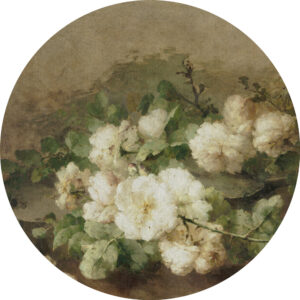 Fotobehang 8052 Painted Mem. 2 Roses on a Guitar