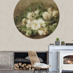 Fotobehang 8052 Painted Mem. 2 Roses on a Guitar