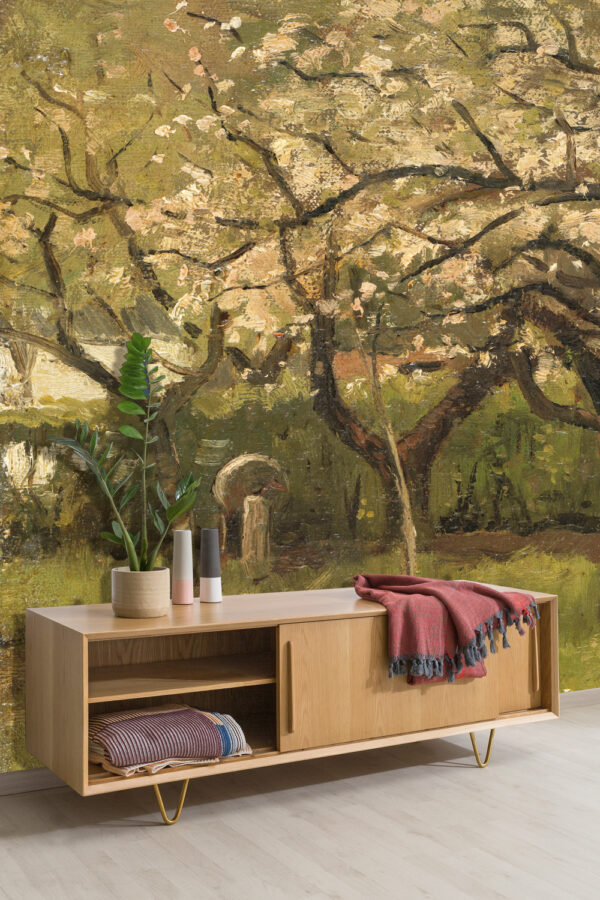 Fotobehang 8056 Painted Mem. 2 Flowering Orchard