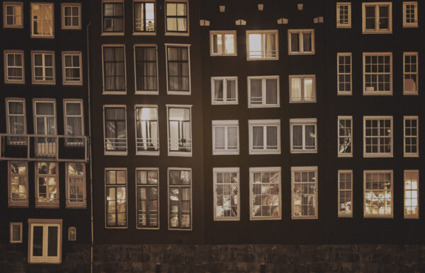 Fotobehang Amsterdam Vintage City Love CL03C