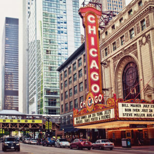 Fotobehang Chicago City Love CL36A