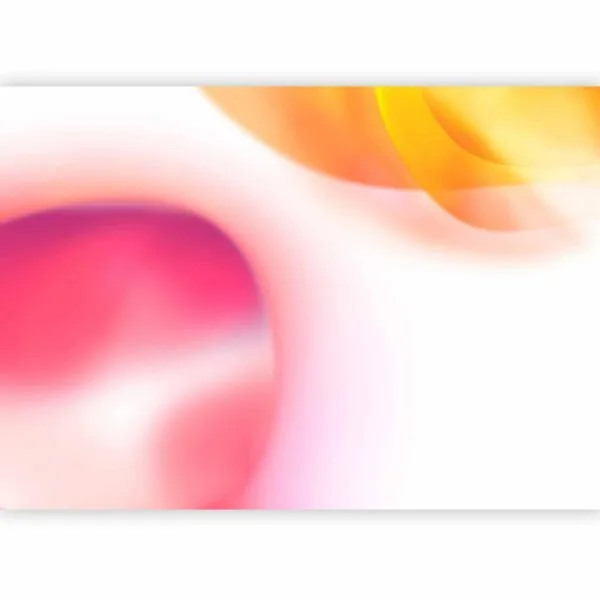 Fotobehang - Abstraction - Pink Planet Closest to the Sun on a Light Sky Background
