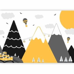 Fotobehang - Adventure in the Mountains