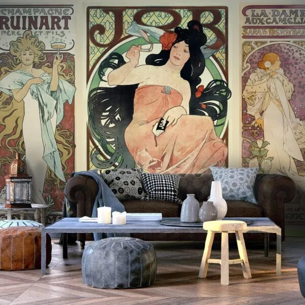 Fotobehang - Alphonse Mucha Women's
