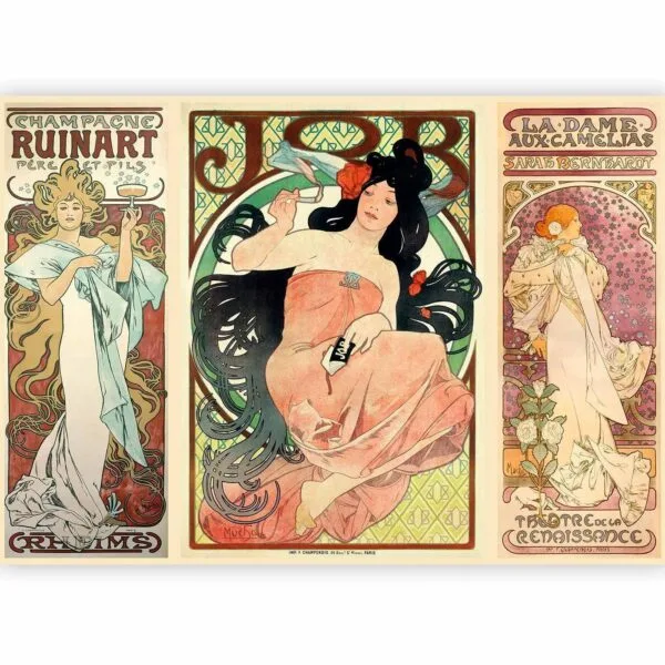 Fotobehang - Alphonse Mucha Women's