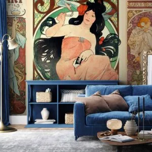Fotobehang - Alphonse Mucha Women's