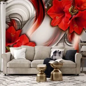 Fotobehang - Amaryllis - Ballad of the Red