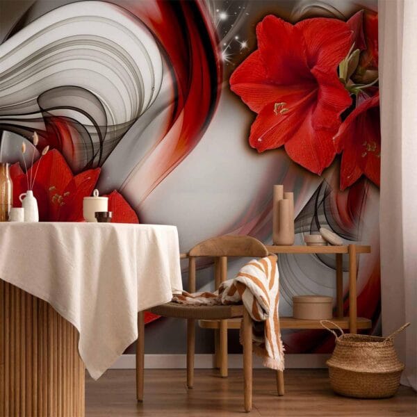 Fotobehang - Amaryllis - Ballad of the Red