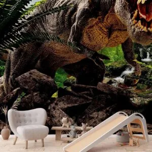 Fotobehang - Angry Tyrannosaur
