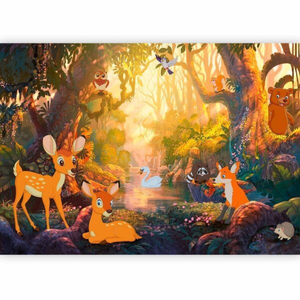 Fotobehang - Animals in the Forest