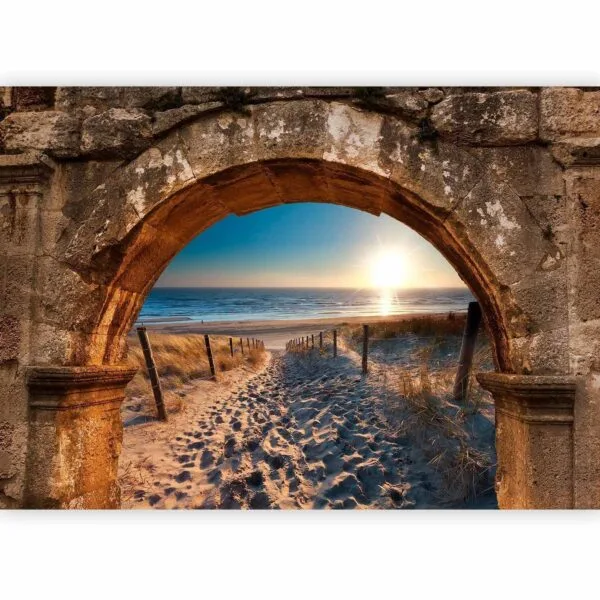 Fotobehang - Arch and Beach