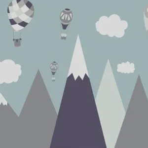 Fotobehang - Balloon Land