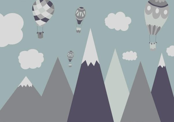 Fotobehang - Balloon Land