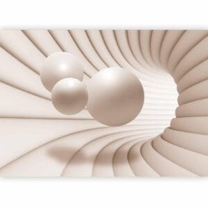 Fotobehang - Balls in the Tunnel