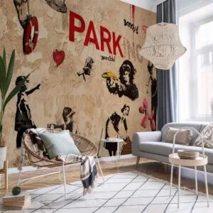 Fotobehang - [Banksy] Range of Variety
