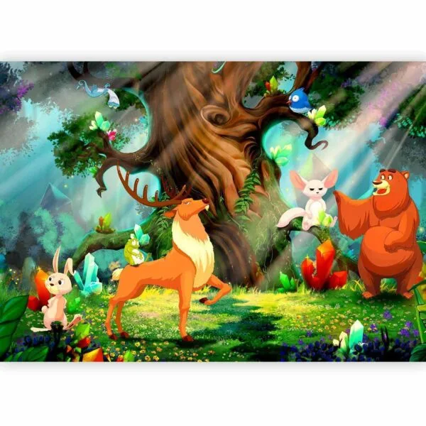 Fotobehang - Bear and Friends