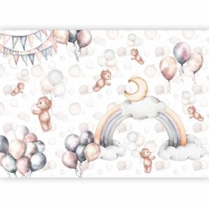 Fotobehang - Bears in the Sky