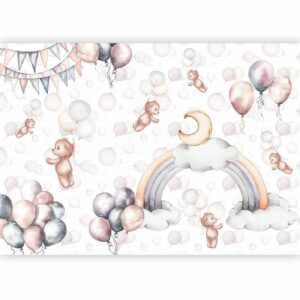 Fotobehang - Bears in the Sky