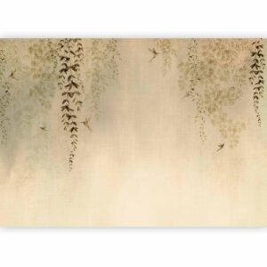 Fotobehang - Beige Hummingbirds