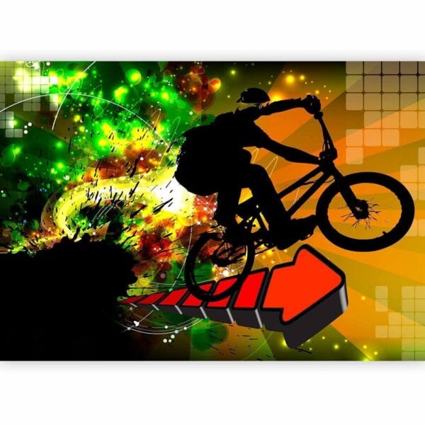 Fotobehang - Bicycle Tricks