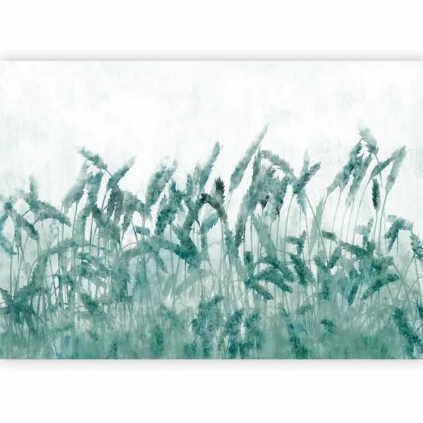 Fotobehang - Blue Ears of Wheat