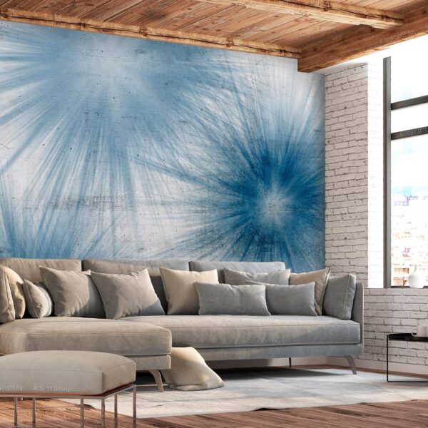 Fotobehang - Blue Shadows