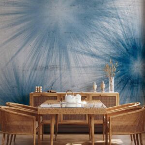Fotobehang - Blue Shadows