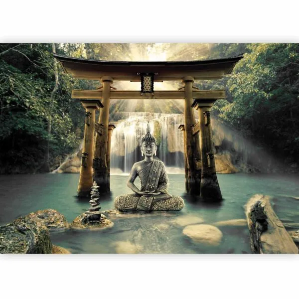 Fotobehang - Buddha Smile