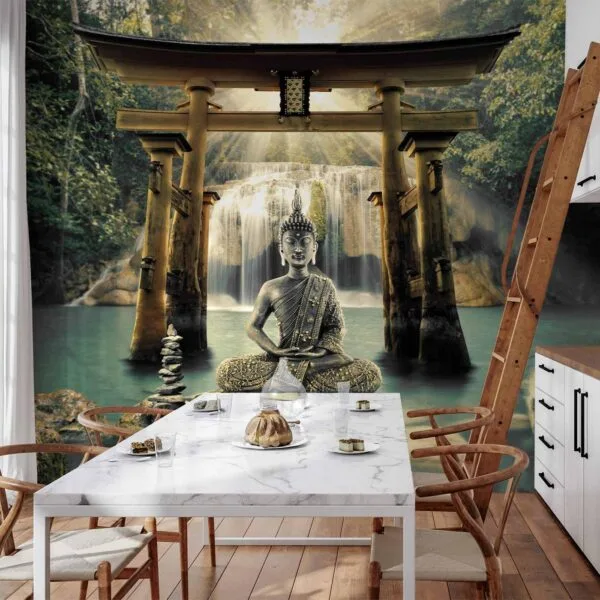 Fotobehang - Buddha Smile