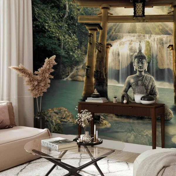 Fotobehang - Buddha Smile
