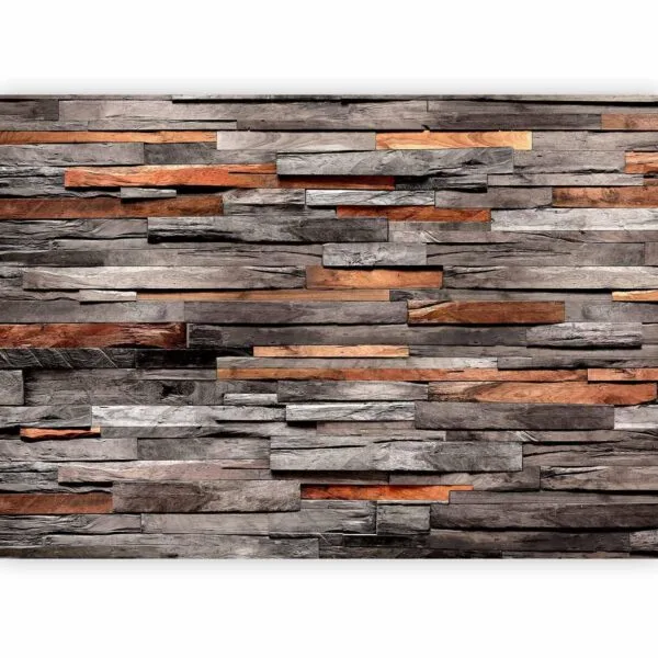Fotobehang - Cedar Smell (Grey and Brown)