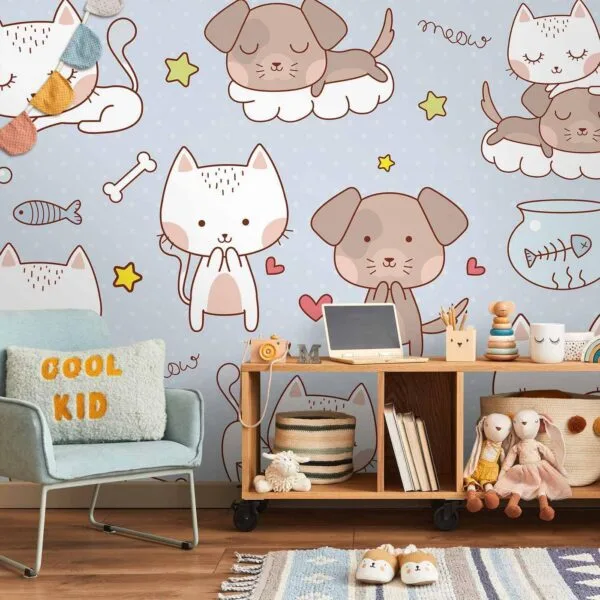Fotobehang - Childhood Friends