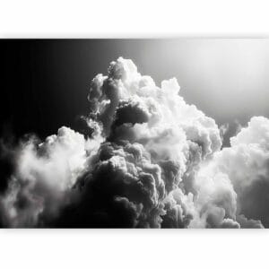 Fotobehang - Clouds Like from Dreams: Let the Sun Illuminate Your Day – A Visual Feast