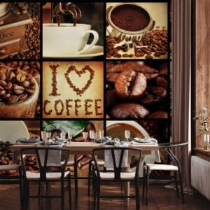 Fotobehang - Coffee - Collage