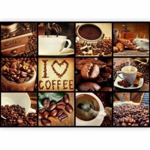 Fotobehang - Coffee - Collage