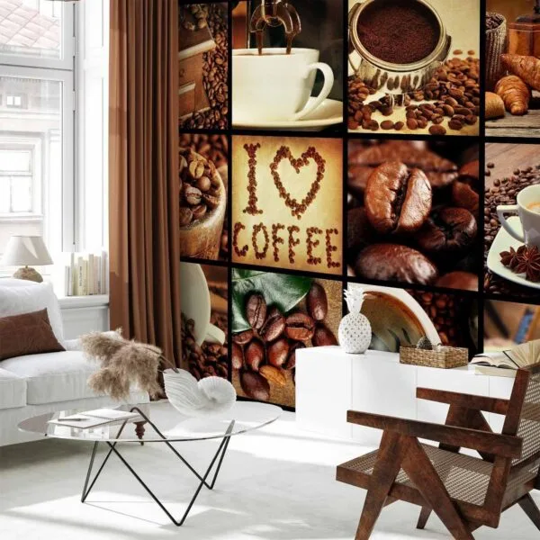 Fotobehang - Coffee - Collage