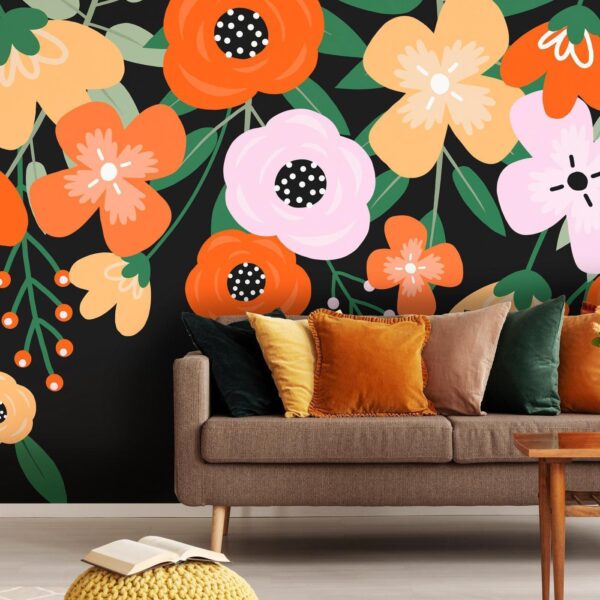 Fotobehang - Colorful Bloom - Second Variant