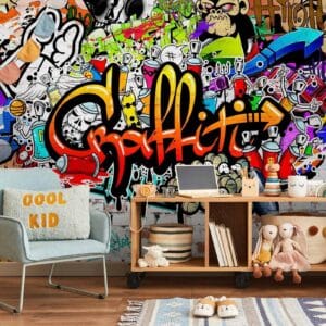 Fotobehang - Colorful Graffiti